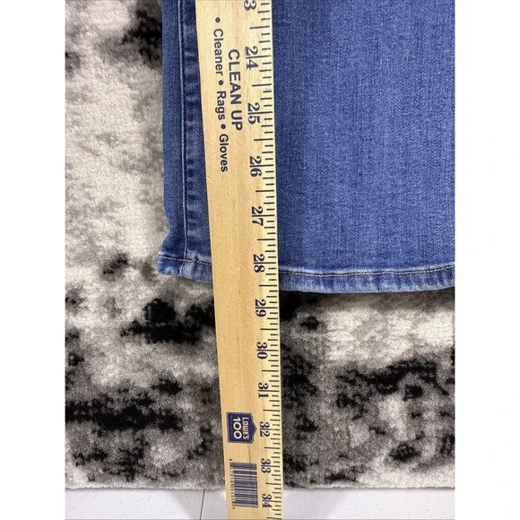 American Eagle Kick Boot Jeans Womens SIze 16 SHORT Hippie Cowgirl Boho Rodeo - Picture 7 of 15